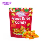 Šaldiklyje džiovinti traškūs saldainiai su pica