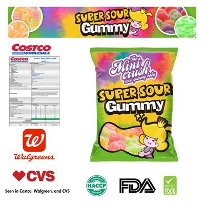 Super Sour Gummy Bear Candy